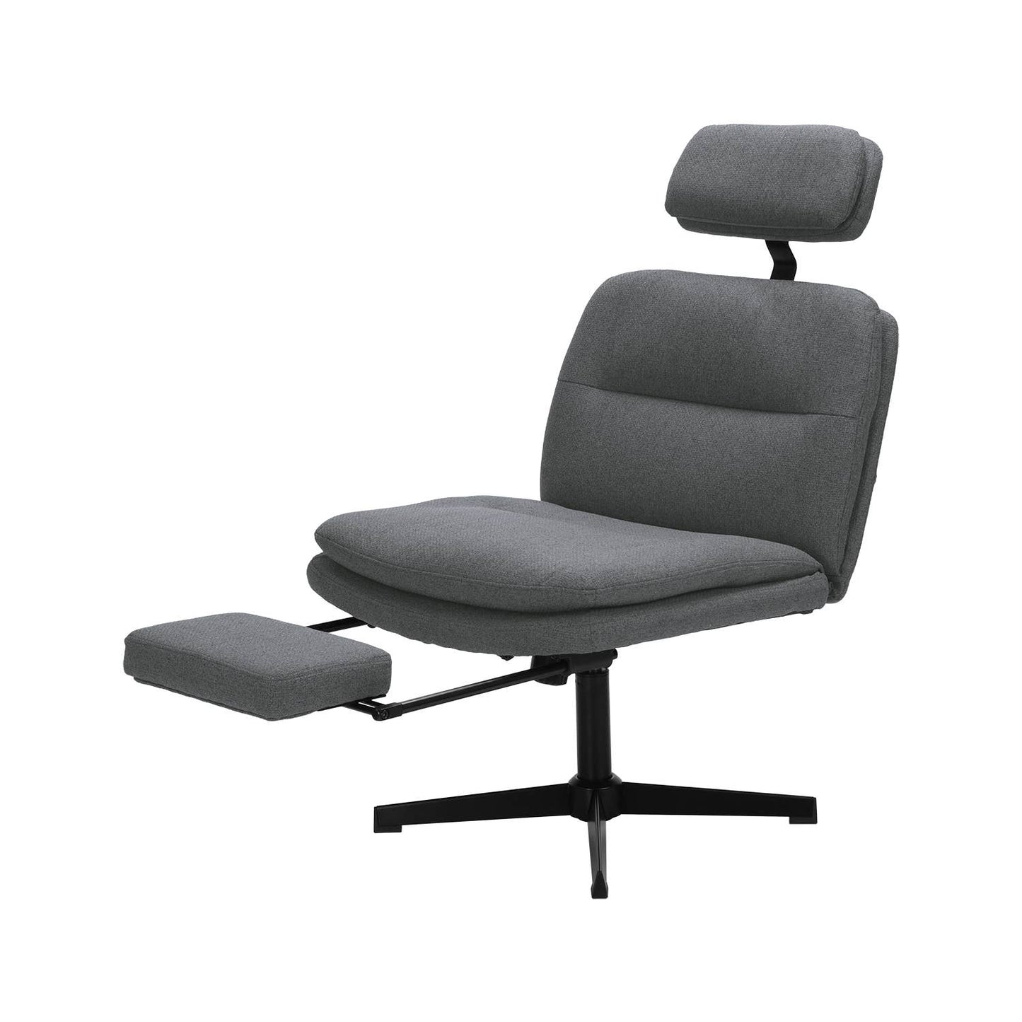 Reclining Office Chair with Adjustable Footrest