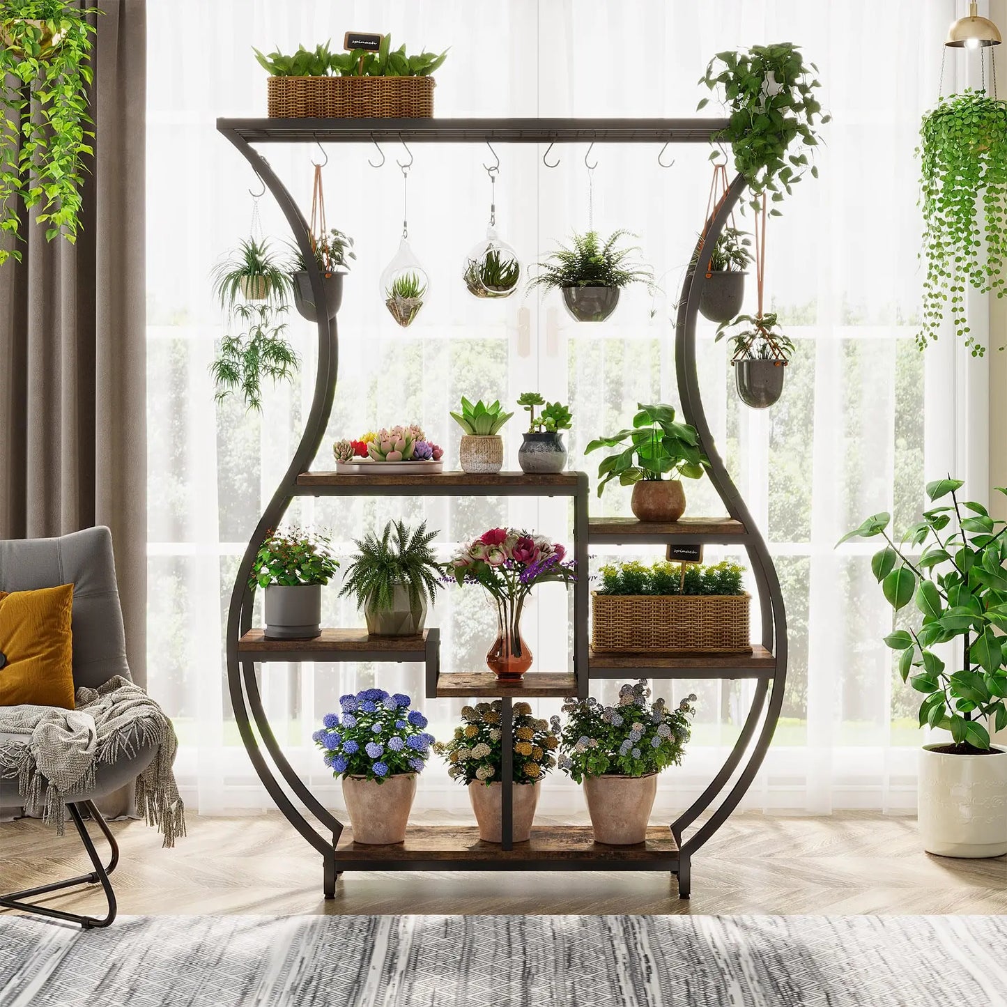 6-Tier Plant Stand