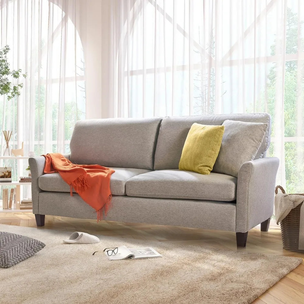 Linen Loveseat Sofa