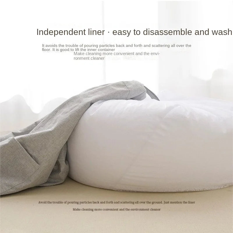 Linen Lounger Bean Bag