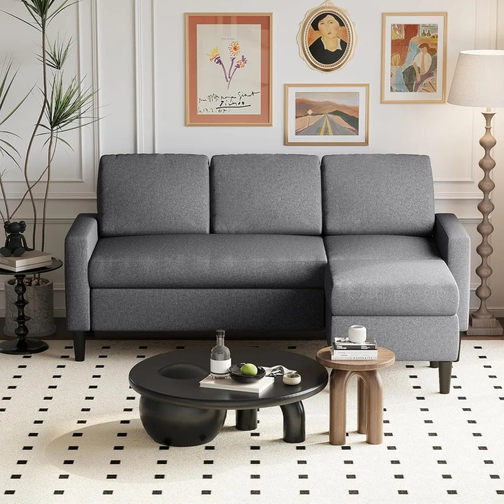 Convertible Sectional L-Shaped Sofa