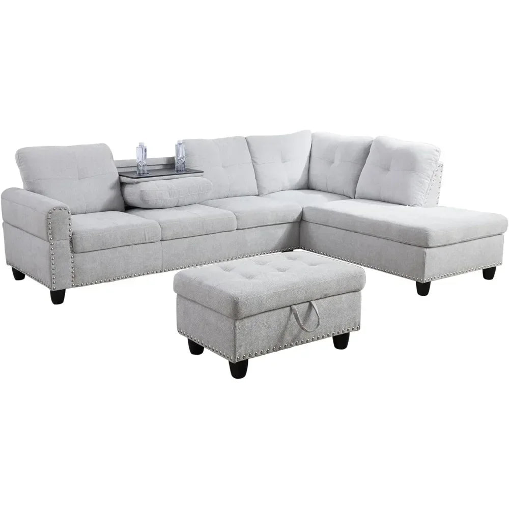 3-piece Modular Sofa Set