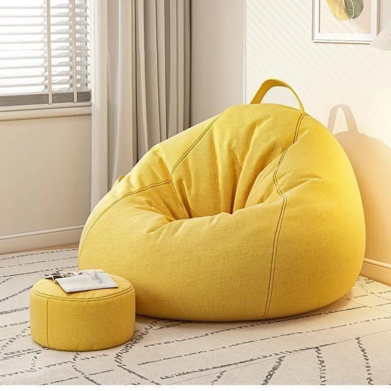 Linen Lounger Bean Bag