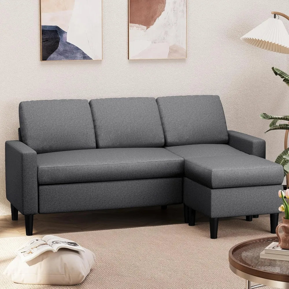 Convertible Sectional L-Shaped Sofa