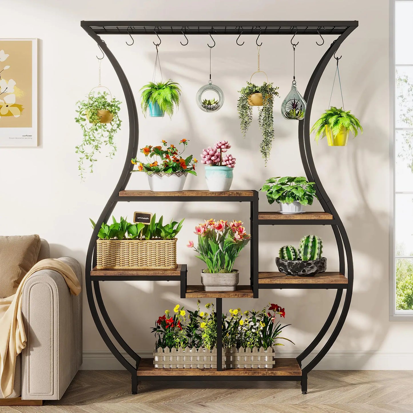 6-Tier Plant Stand