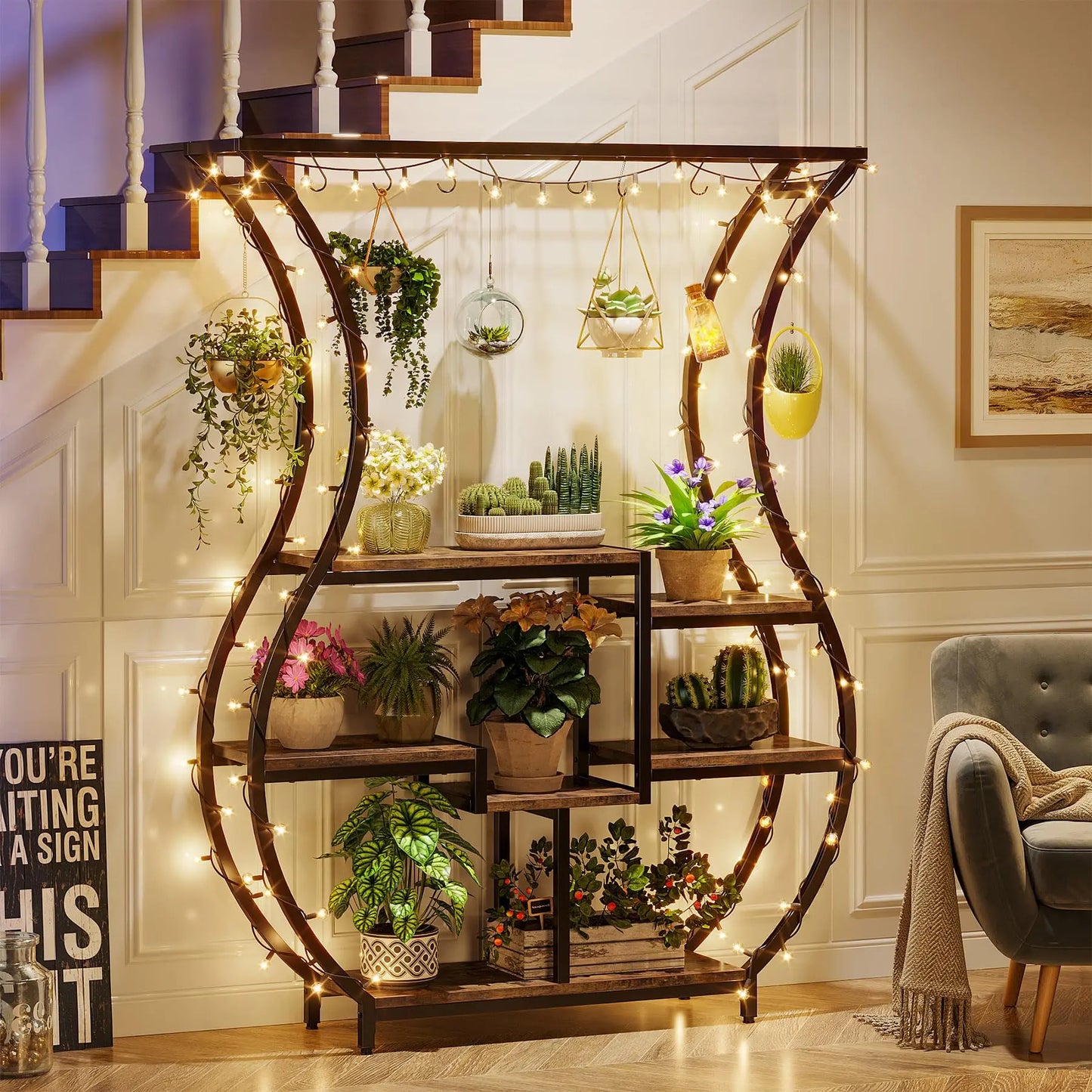 6-Tier Plant Stand