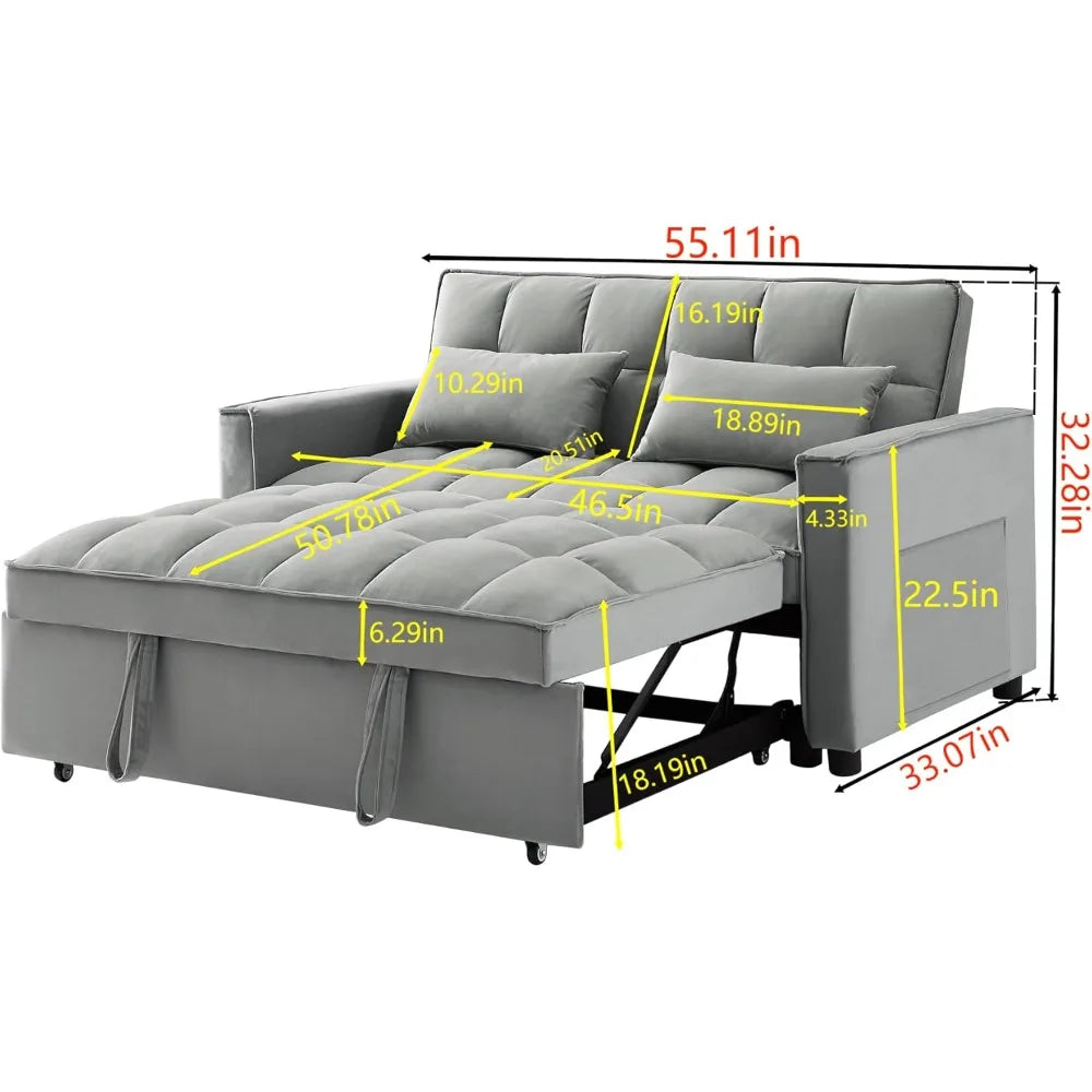 Convertible Sleeper Sofa Bed