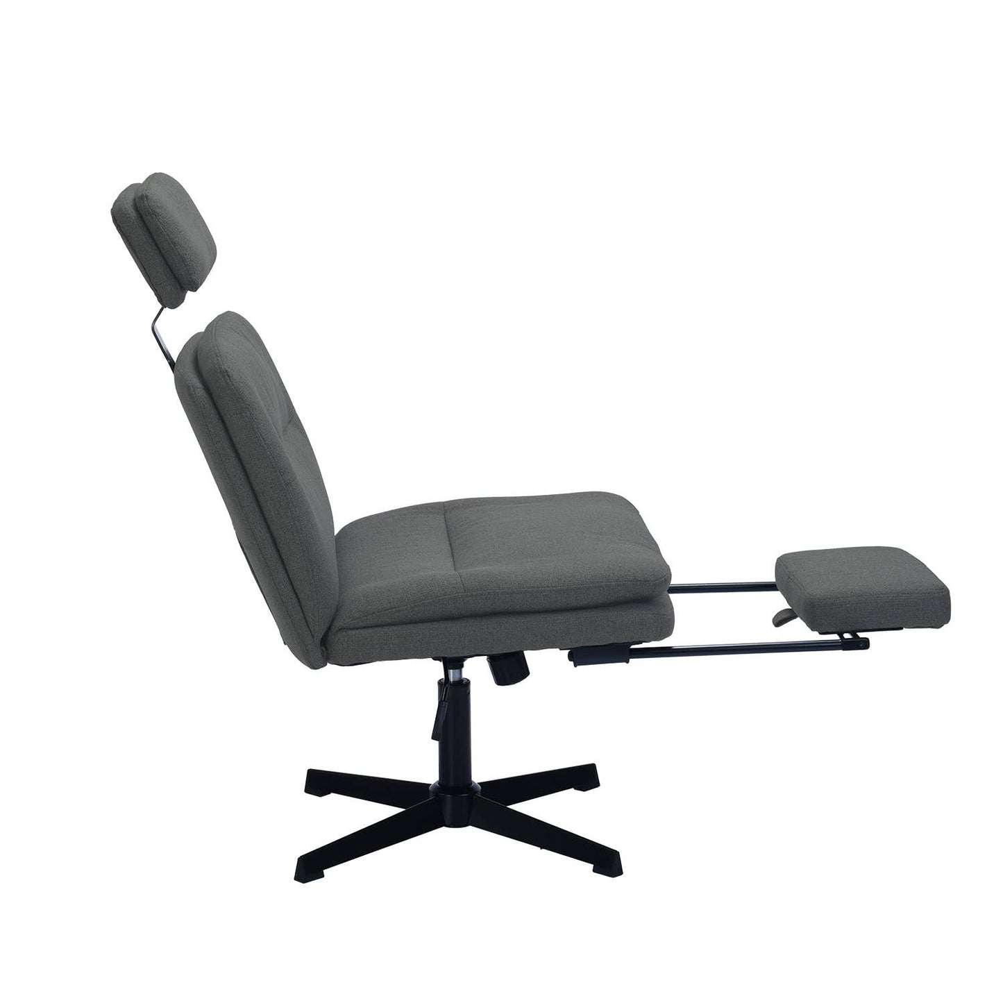 Reclining Office Chair with Adjustable Footrest